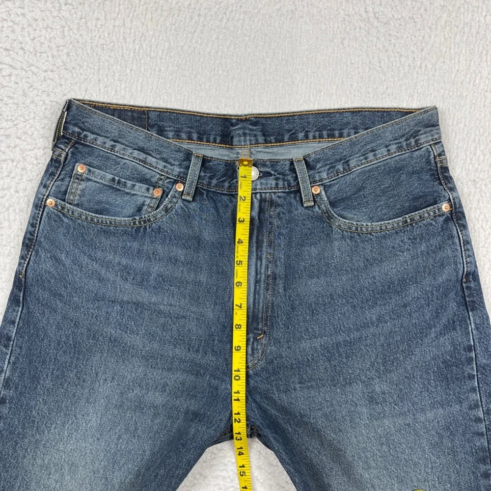 Levis‎ 565 Loose Fit Jeans Mens 36x34 Blue Straight Leg Baggy Denim Casual
